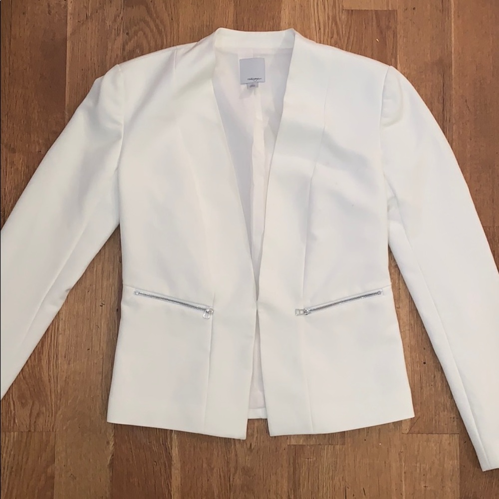 White blazer